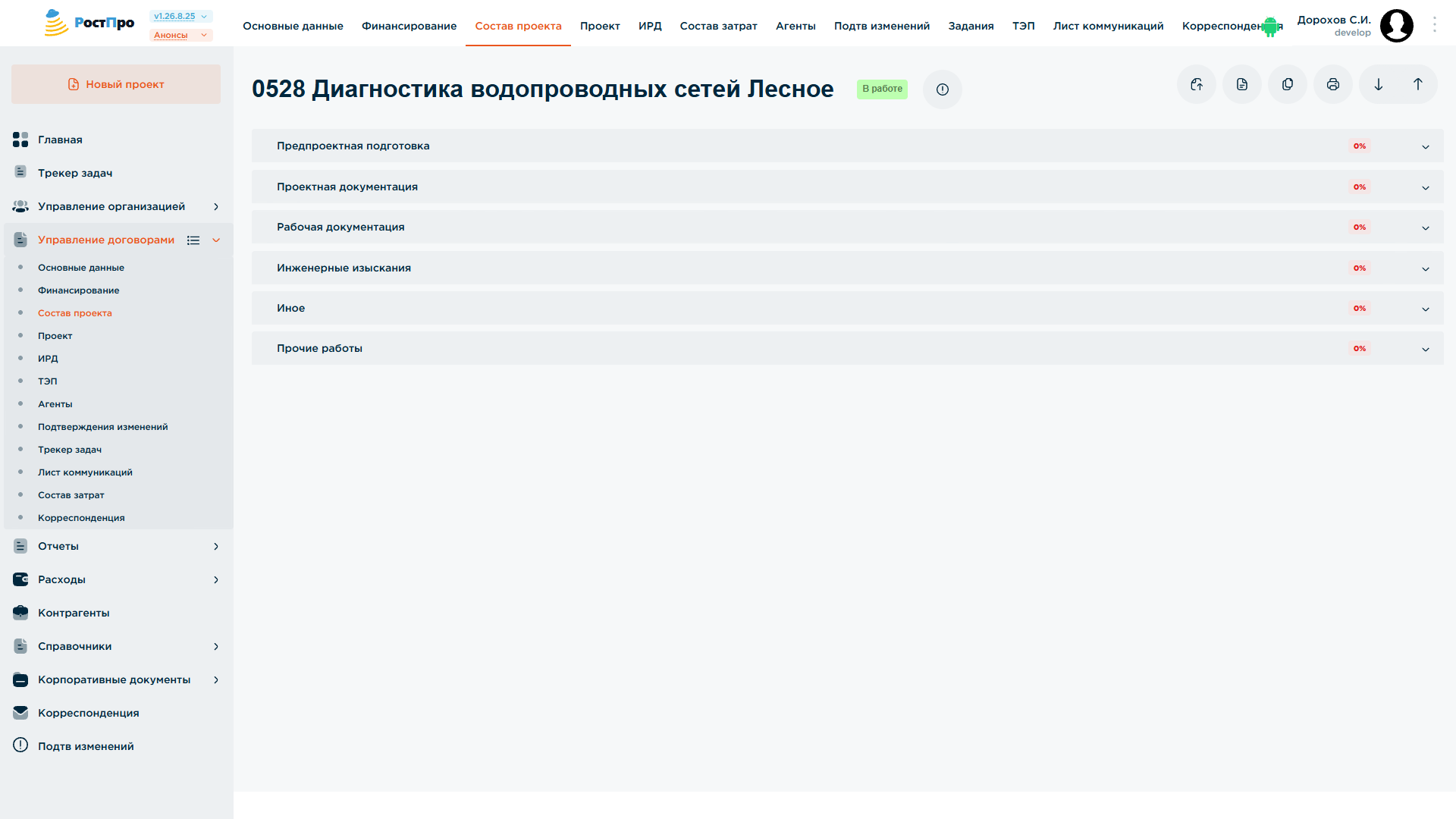 Состав проекта
